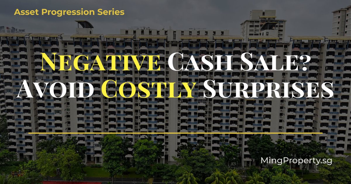 A reminder to calculate sale proceeds to avoid negative cash sale situation